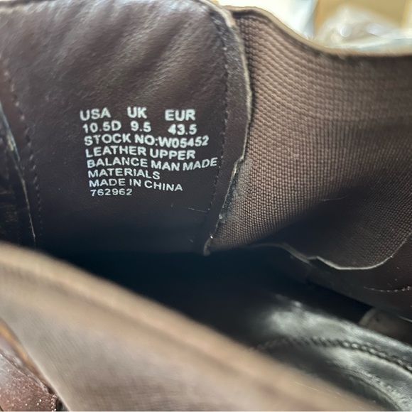 Wolverine 1000 Mile Shoes Men’s 10.5 Montague Pull On Chelsea Boot Red Brown - Picture 7 of 9